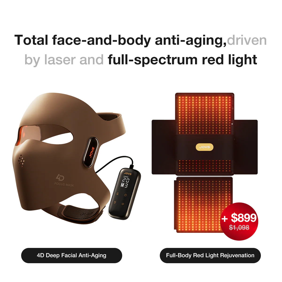 JOVS 4D Laser Light Therapy Mask - Image 37