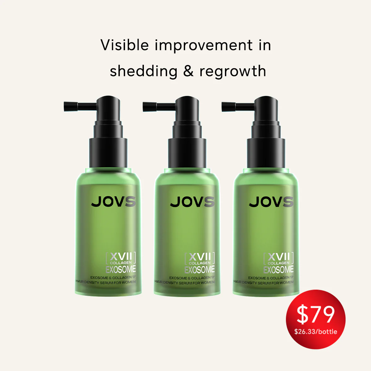 JOVS Exosome & Collagen 17 Hair Density Serum - Image 7