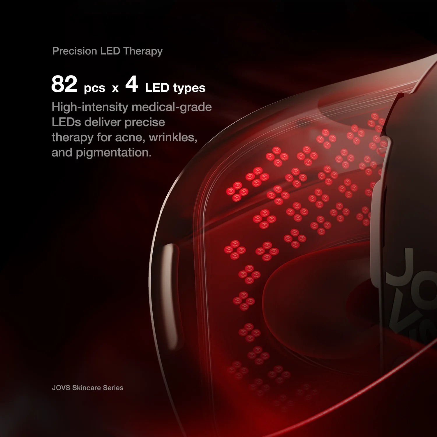 JOVS Red LED Light Therapy Face Mask - Image 3
