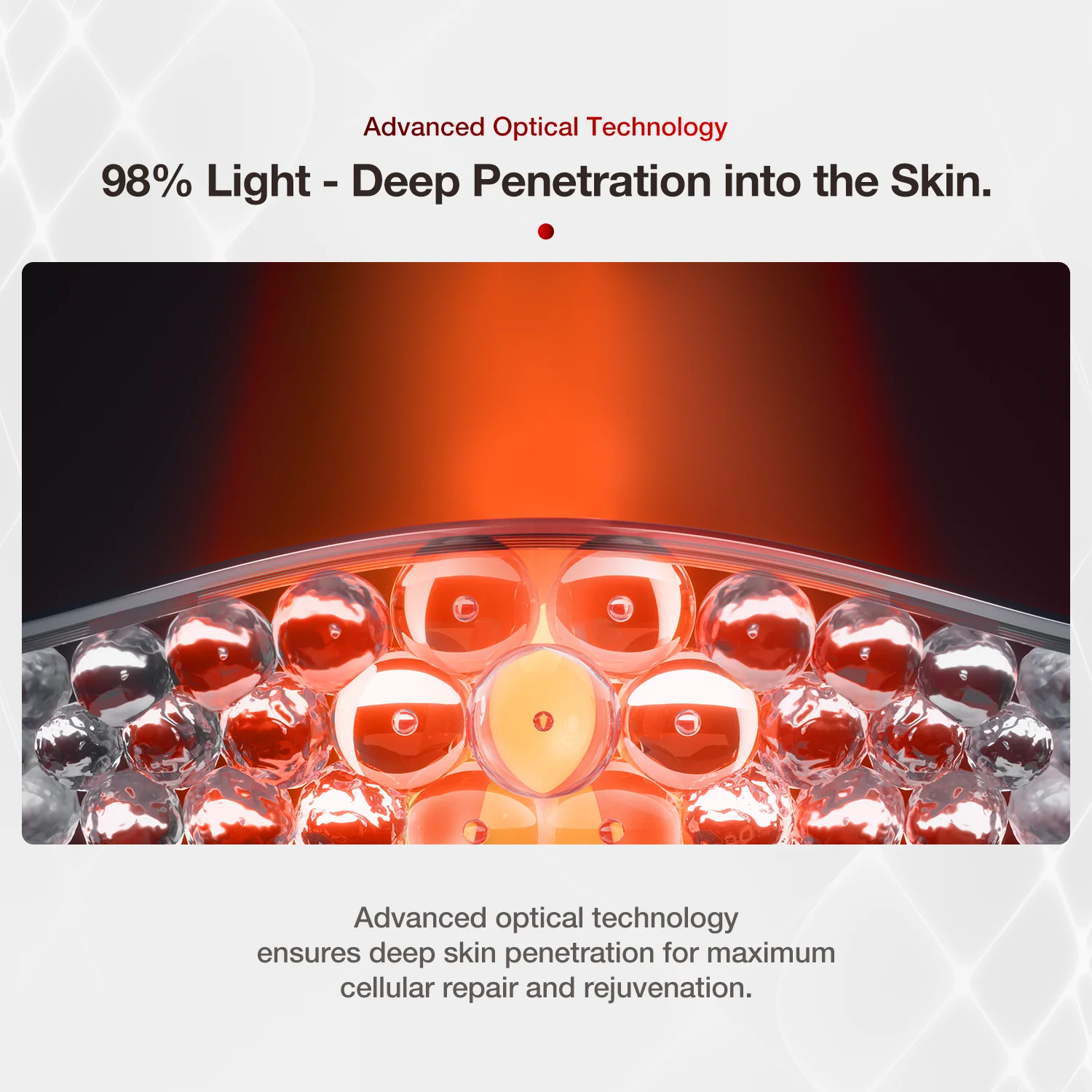 JOVS Red LED Light Therapy Face Mask - Image 4