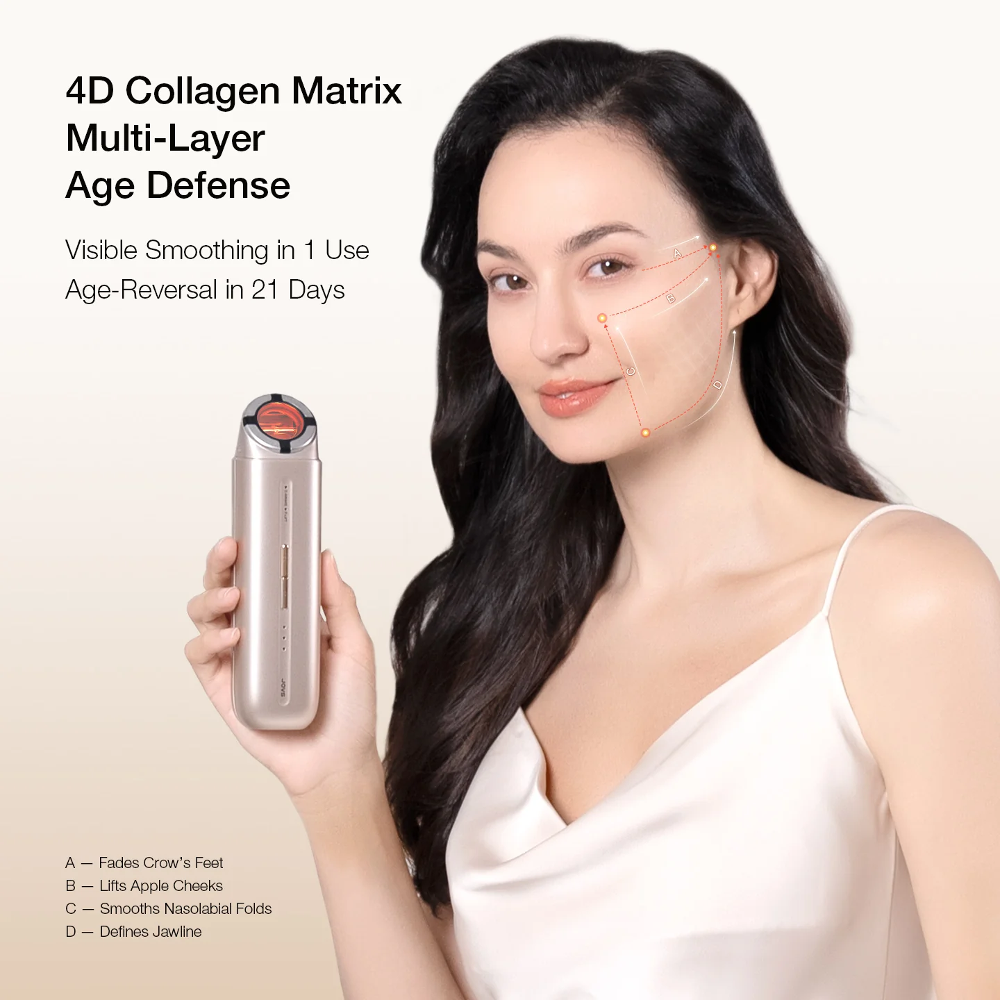 JOVS SkinLift EMS Lifting Red Light Anti-aging Beauty Device - Image 9